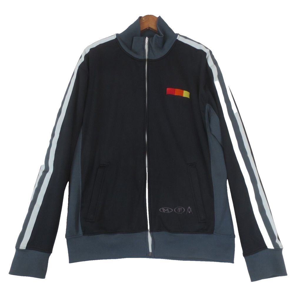 Volkl Track Jacket Mens Large Black Fleece Lined Full Zip Logo Tecnica Marker